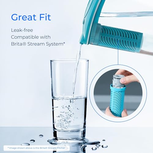 Water Filter Replacement for Brita® Stream Pitcher Filter (6 Count)