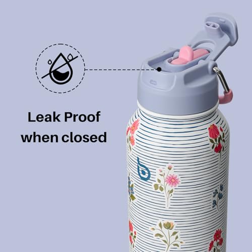 32oz Insulated Water Bottle with Pill Box
