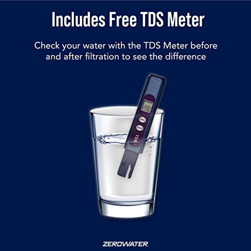 Package Of 6) ZeroWater ZR-001 One-Pack Water Filter Replacement Cartridge (1 Pack), 3 x pack of 2 (6 Count)