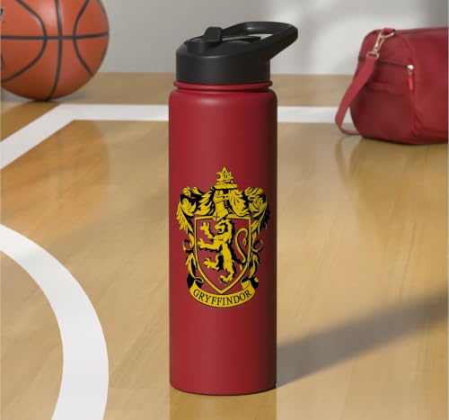 Gryffindor Crest Stainless Steel Insulated Water Bottle