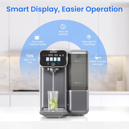 C100 Reverse Osmosis Water Filter Countertop with Cooling