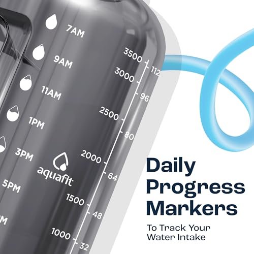 1 Gallon Water Bottle with Time Marker