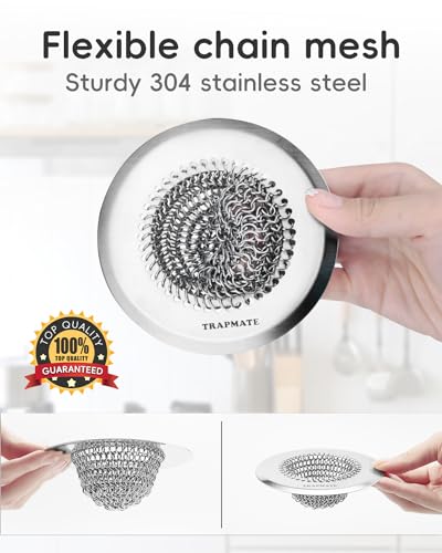 2 Pcs Kitchen Sink Drain Strainer (2 Count)