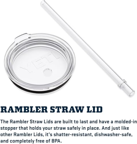 Rambler 35 oz Tumbler with Handle and Straw Lid