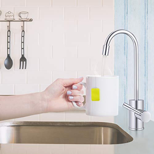 41-RH-200-F570-CH Instant Hot Water Dispenser System, 2.5 Quarts Manual Dial Single Lever Hot Water Faucet, Polished Chrome