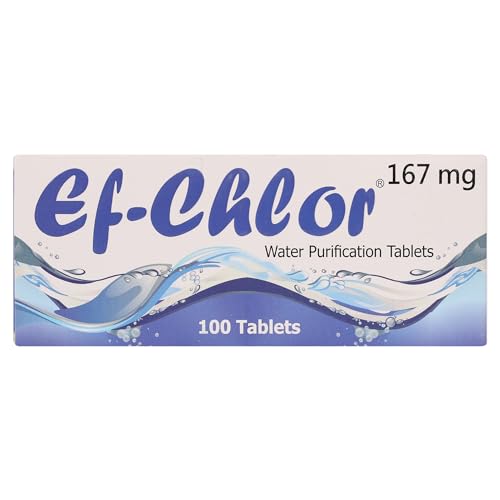 Water Purification Tablets 167 mg (100 Count)