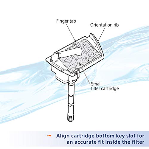 Genuine Aquarium Fish Tank Replacement Filter Cartridges Small (3 Count)