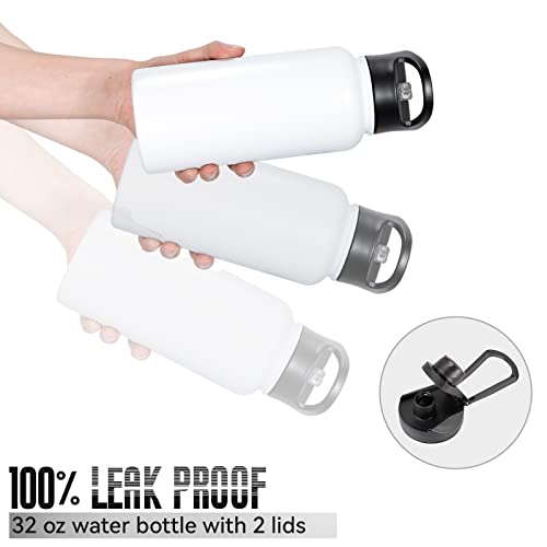32 oz Insulated Water Bottle Bulk 8 Pack (8 Count)