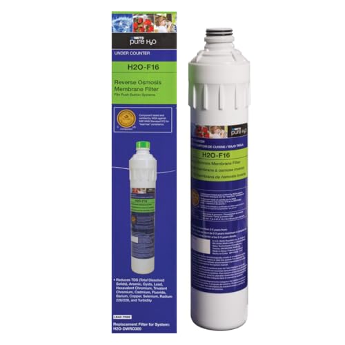 H2O F16 Pure H2O 50 GPD RO Membrane Replacement Filter