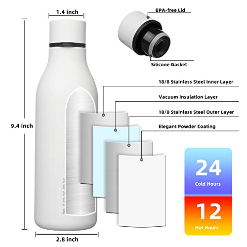 18oz Insulated Water Bottle