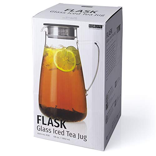 Flask Glass Iced Tea Jug
