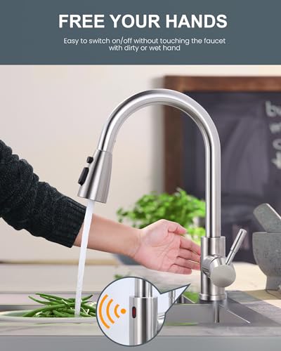 Touchless Kitchen Faucet Stainless Steel