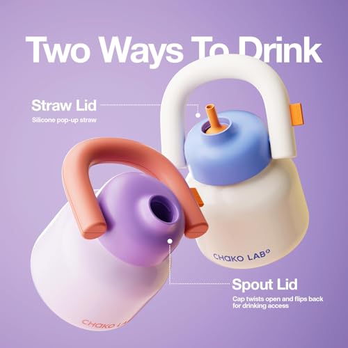 Water Bottle with Straw and Carry Handle 33oz