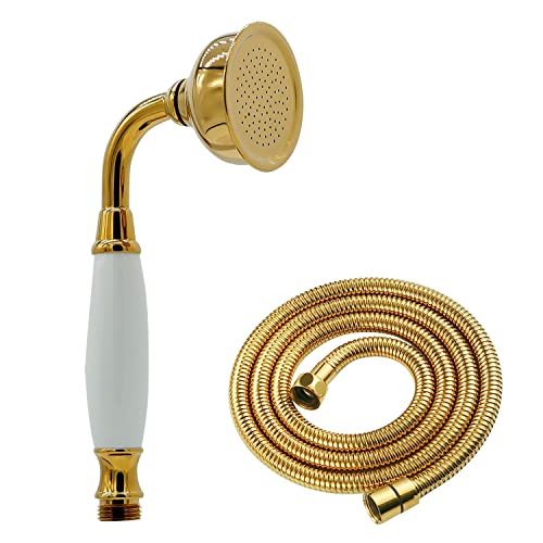 Vintage Handheld Shower Head with 59" Flexible Hose