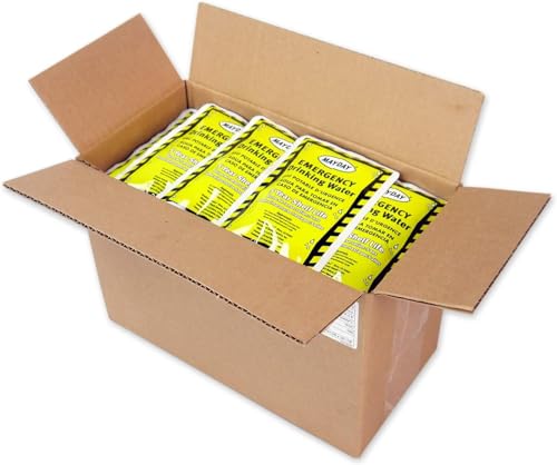 Emergency Water Pounches Case of 100. Emergency Preparedness (4.225 Ounce)