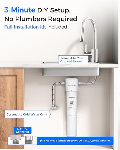 15UAW UF 0.01 μm Ultra Filtration Under Sink Water Filter System