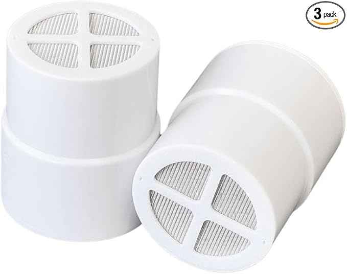 3-packs Replacement Filter Compatible For JOLIE shower filter head for Hard Water, Heavy Metals, Chlorine and Harmful Substance
