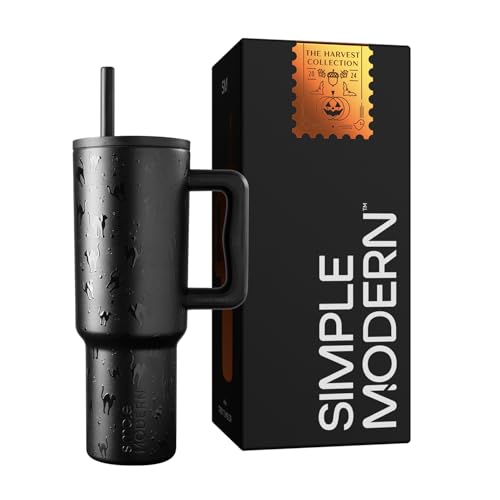 40oz Leak Proof Ceramic Lined Tumbler with Handle