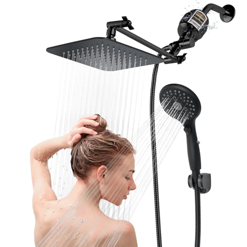 8'' Dual 20 Stage Filtered Shower Head with Handheld