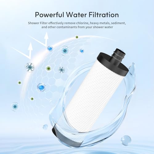 PRO Carbon Shower Head Filter System for Hard Water