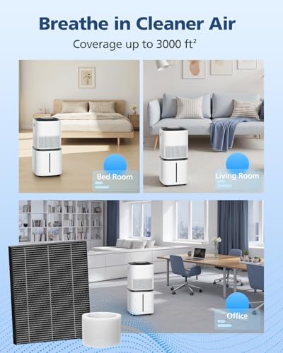 6000S Filter Replacement for LEVOIT Superior Smart Evaporative Humidifier (14 Count)