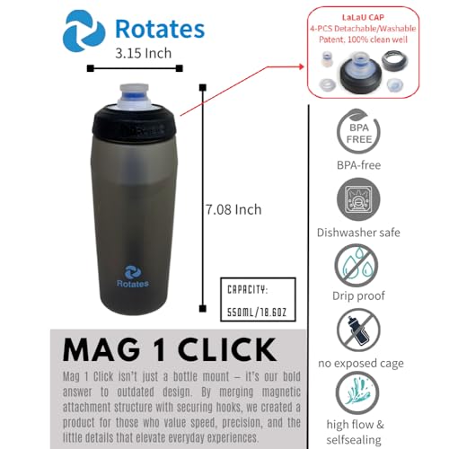 18oz Cycling Magnetic Water Bottle