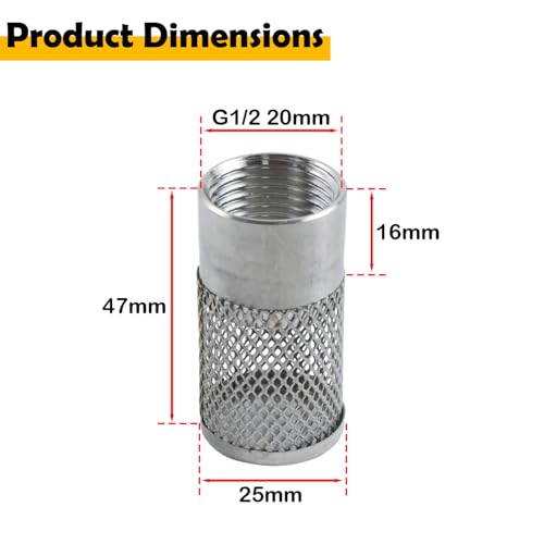 25mm Dia Hose Inlet Suction Strainer Filter