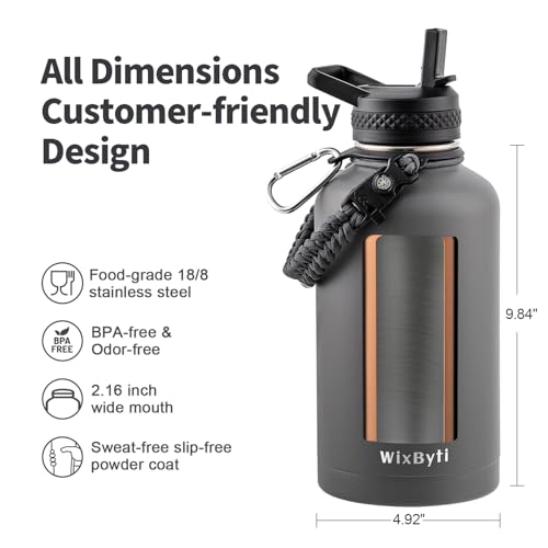 64oz Insulated Water Bottle