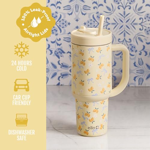 Oasis 40oz Insulated Stainless Steel Tumbler with Straw