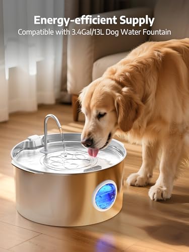 3.4Gal Dog Water Fountain for Large Dogs