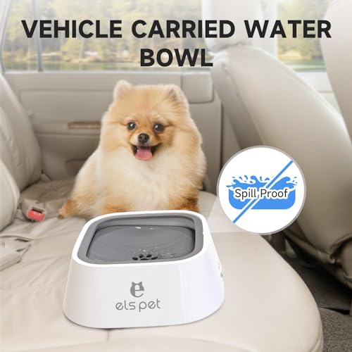 Travel Bowl 35oz 1L No Spill Dog Cat Bowl Anti Slip Water Dispenser