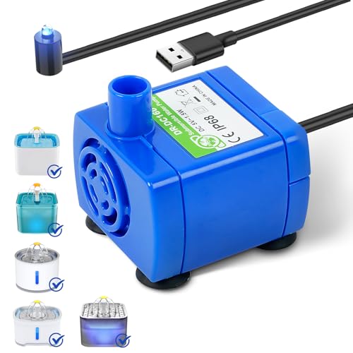 IP68 DR DC160 submersible water pump Cat Water Fountain Pump for Tritone Ceramic