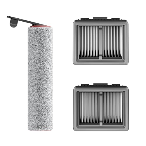 Replacement Vacuum Filters Roller Brushes Compatible with Dreame H12 Pro Wet Dry Vacuum Cleaner (6 Count)