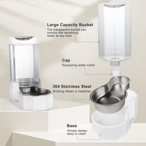 8L Gravity Dog Water Dispenser