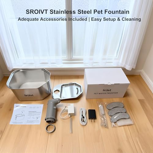 Cat Water Fountain Stainless Steel (2.12 Pound)