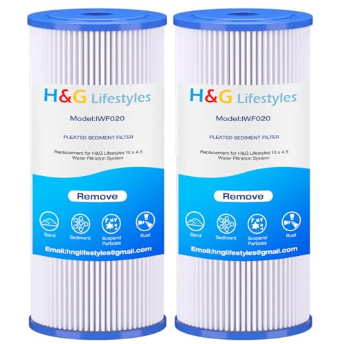 5Micron Water Filter 10 x 4.5 Sediment Filter for Well Water