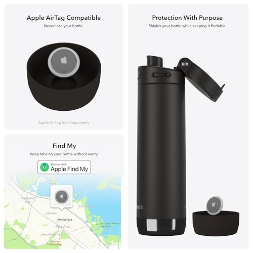 HidrateSpark 21oz Chug Water Bottle with Silicone Boot