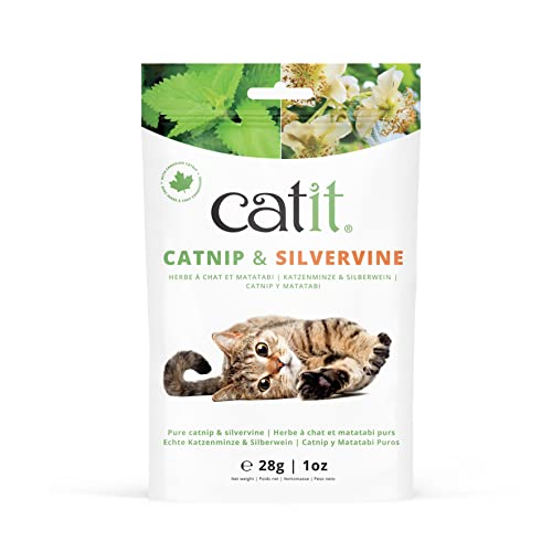 Dried Catnip and Silverine Mix for Stimulating Indoor and Outdoor Cats