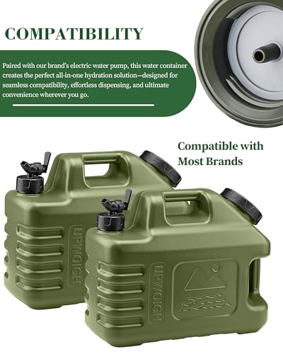 3.5 Gal Camping Water Jug with Spigot (2 Count)