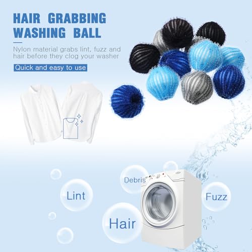 12 Pieces Pet Hair Remover for Laundry