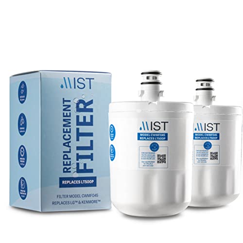 5231JA2002A Refrigerator Water Filter Replacement for LG LT500P (2 Count)