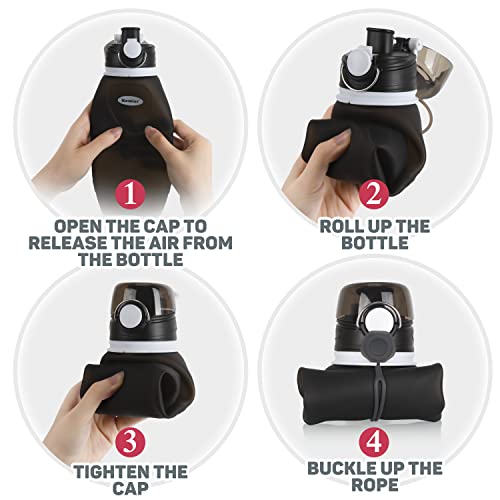 Collapsible Silicone Water Bottles