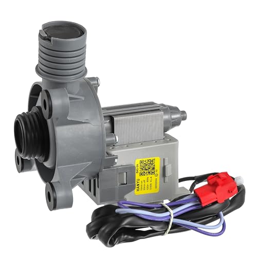 Upgraded) WH11X34742 Washer Pump Assembly Fit for Frigidaire 11001011000071 5304511363 FFTW4120SW Washing Machine Drain Pump Motor