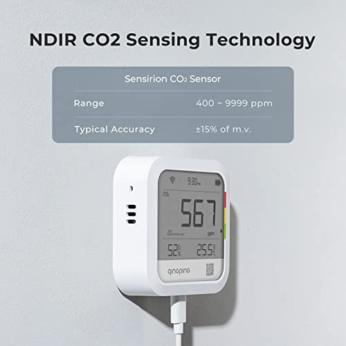 CO2 Monitor Thermometer Hygrometer
