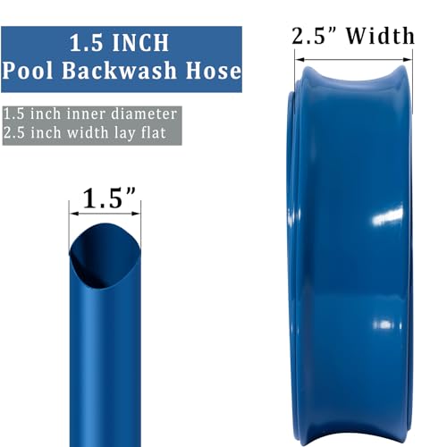 Pool Backwash Hose 1 1 (100 Foot)