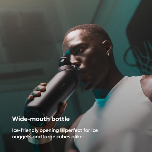 Swig Top Insulated Stainless Steel Water Bottle with Straw and Handle