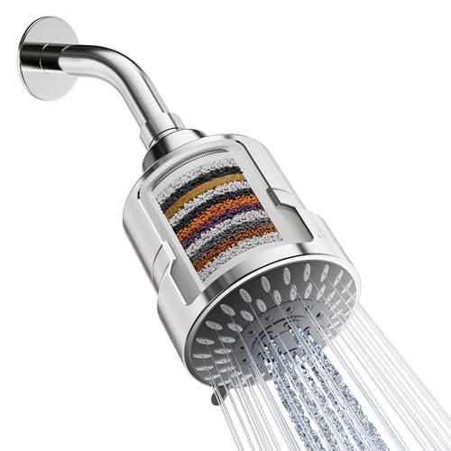Shower Filter Head for Hard Water Improves Skin