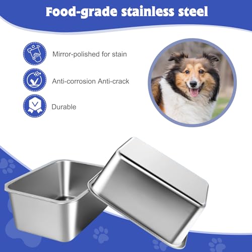1.25 Gallon Dog Water Bowl (2 Count)