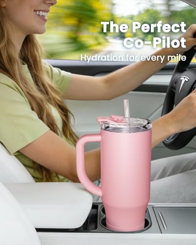 Insulated Mug 100% Leak Proof Insulated Water Bottle for Iced Coffee & Hot Drinks
