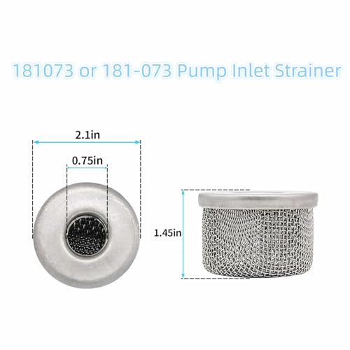 181073 181 073 Pump Inlet Strainer Inlet Strainer Screen Filter 1